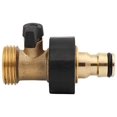 thumbnail image 5 of 2pcs Garden Hose Quick Connector 3/4 Inch Brass Male Thread Hose Nozzle Quick Connect Adapter, 5 of 5