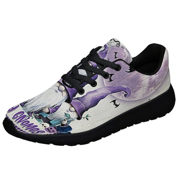Halloween Witchy Gnomes Shoes Sneakers Black Size 3.5