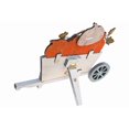 thumbnail image 2 of Wooden Pumpkins On Wheel Barrow Decor Stand (Bless Our Home), 2 of 2
