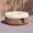 Brown+White, variant on VENTOPYR 28" Square Dual-Texture Concrete Fire Pit Table with Cover & Lava Rocks