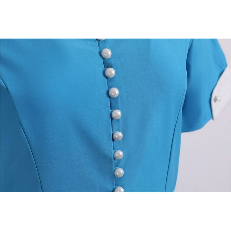 blue dress tiger mist CORALINE DRESS