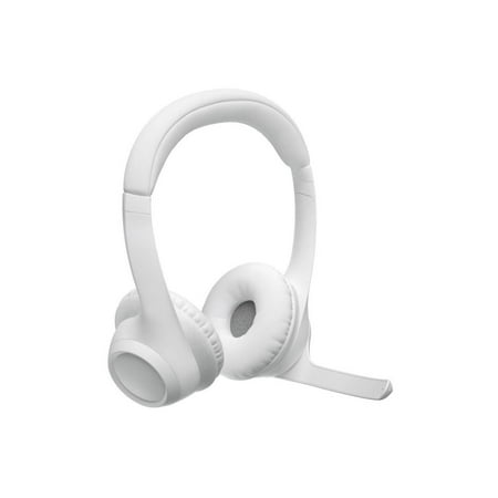 Logitech - Zone 300 Wireless Bluetooth On-ear Headset With Noise-Canceling Microphone - Off-White