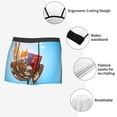thumbnail image 6 of Fotbe Trip to London Men’s Total Support Pouch Boxer Briefs, X-Temp Cooling, Moisture-Wicking Underwear, Regular, Long-leg and Trunk-Large, 6 of 9