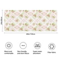 thumbnail image 3 of Pioneer Flower Floral Print Pattern Bathroom Rugs Mat, Non Slip Microfiber Bathroom Rug with Rubber Backing, Soft Mats for Bathroom Floor Tub Shower, 24"x60", 3 of 5