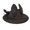 Black, variant on Almencla Kids Sun Hat Breathable Lovely Straw Hat for Travel Beach Picnic Camping Outdoor Brown