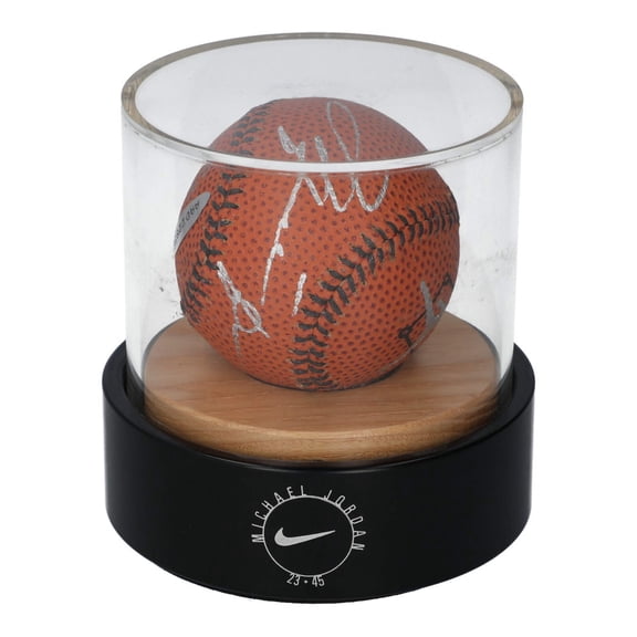Michael Jordan Signed Nike Basketball Style Baseball Upper Deck UDA  Beckett