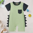 thumbnail image 2 of UAYOTSE Baby Onesies,Newborn Onesies Boy,Summer Short Sleeve Thin Cotton Newborn Clothes Baby Jumpsuit Cute Print Clothes for Boys Girls,Sizes 6-12 Months, 2 of 8
