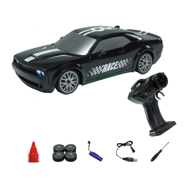 MERIGLARE 4WD Toy Remote Control Vehicle Car Collection for Boy Children Birthday Gift black