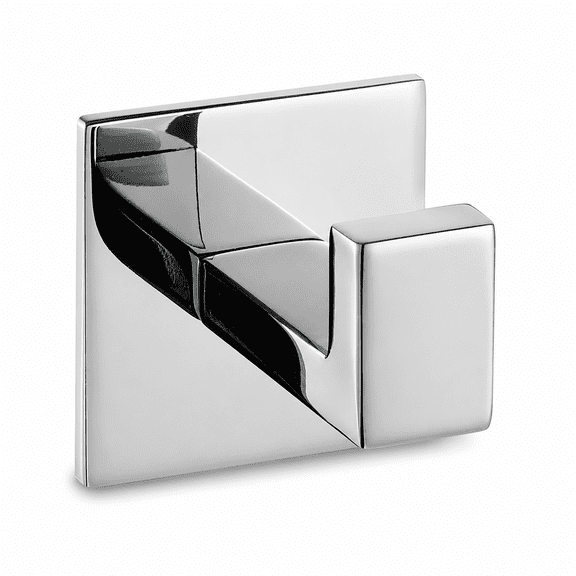 ABPETE Bathroom Towel Hook, Self Adhesive Stainless Steel Robe and Coat Hook, No Drill Chrome Wall Hanger for Bathroom, Kitchen and Bedroom