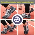 thumbnail image 4 of 2 pares de cordones sin atar - Cordones elásticos para zapatos - Cordones de bloqueo fuerte - Talla única para adultos y niños, 4 of 7