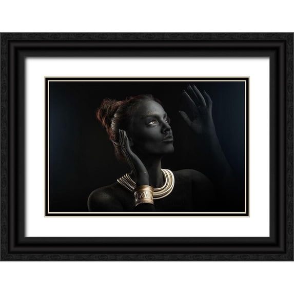 Dzodan, Bojan 18x13 Black Ornate Wood Framed with Double Matting Museum Art Print Titled - Sofia