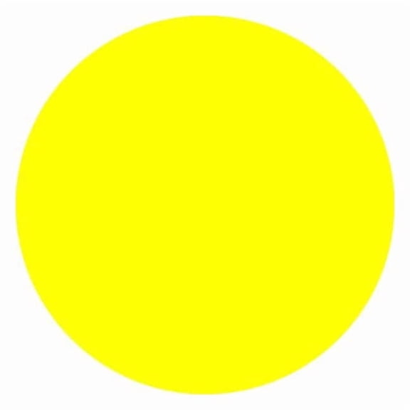 Tapecase Blank Inventory Control Label Yellow, Pk1000 16U823