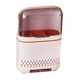 thumbnail image 3 of Organizador de cubiertos, estante colgante, estante para vajilla, organizador multiusos con protección contra el polvo. blanco, 3 of 9