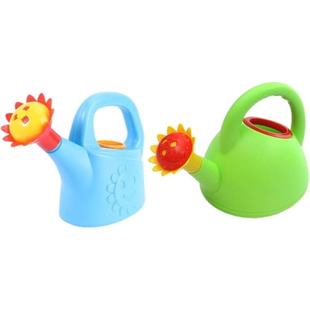 Toyvian Lot de 2 arrosoirs en plastique - Jouet intéressant pour la plage - Jouets éducatifs précoces - Arrosoir - Jouet pour enfants (couleur aléatoire
