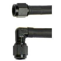 Coated Braided Line 40in #4 Hose -4 Str/-4 90 Deg