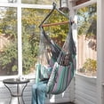 thumbnail image 4 of Vivere Cotton Hammock Chair 250 lb Capacity, Watermelon, 4 of 5