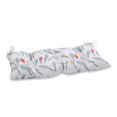 thumbnail image 2 of Pillow Perfect Retweet Mango Indoor/Outdoor Love Seat Cushion, 2 of 2