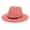 Pink, variant on Hats Big Brim Straw Panama Jazz Fedora Ladies Beach Travel Sun Fisherman Hat
