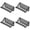 Black*4, variant on 2-Pack Metal Mesh Desk Business Card Holder, Ofice Desk Card Display Rack, Great for Summer Networking Events, Home Ofice, or Back to schol