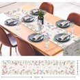 thumbnail image 3 of Spring Floral Table Runner, Seasonal Summer Flower Table Runners for Kitchen Coffee Table Family Dinners Holiday Parties Wedding Events Decor(13x72 inch), 3 of 6