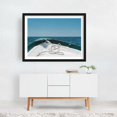 thumbnail image 6 of Beyond the Sea - Cabo San Lucas Baja California Sur Mexico Photography Boat Ocean Nautical Seascape Coast Minimalist Water Black Framed Wall Art Print 5 x 7 inches, 6 of 8