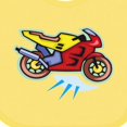 thumbnail image 4 of Inktastic Crotch Rocket Motorcycle Boys or Girls Baby Bib, 4 of 4