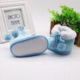 thumbnail image 2 of URMAGIC Baby Girls Plush Ball Cotton Booties First Walkers Outdoor Snow Shoes Toddler Warm Boots, 2 of 6
