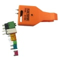 thumbnail image 3 of NATEFEMIN Orange Automotive Fuse Tester and Puller with Adjustable Pins for Mini Standard Large Fuses Durable Plastic Handy Portable Tool, 3 of 10
