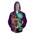 thumbnail image 2 of Sudadera con capucha para hombre, moderna y versátil, cómoda, con movimiento, sudadera con capucha, sudaderas casuales de moda para hombre, estampado de peces personalizado, 2 of 5
