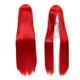 thumbnail image 1 of Peluca de anime cosplay foto de viaje de verano color cabello largo y liso pelucas con flequillo oblicuo, 1 of 6