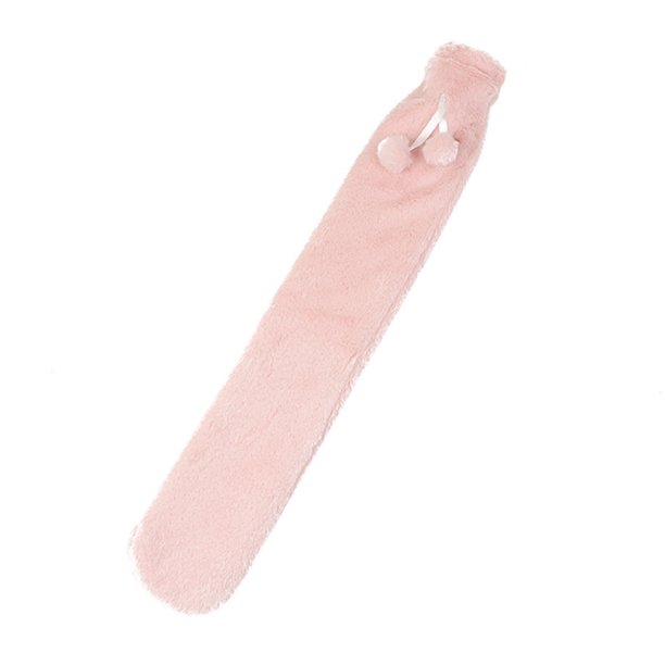 Bearachild Botella de agua caliente con manga larga reutilizable para niños, calentadores de manos para el hogar de Navidad, bolso de relleno a prueba de Suministros térmicos Rosado 2L Bearachild HA071685-01