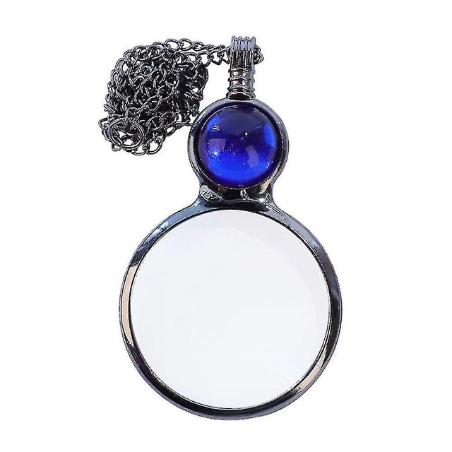 Colgante con lupa, collar, regalos