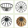 thumbnail image 3 of Hanging Planters for Outdoor Plants, Metal Hanging Planter Basket with Coco Coir Liner Round Plant Holder Chain Hanging Basket Garden for Home Decor, 3 of 5