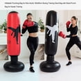 thumbnail image 2 of Soidarity Saco de boxeo de 1,6 metros, vaso de boxeo independiente, saco de arena para rebote, Pilar de ejercicio, columna de PVC para adultos Boxeo Rojo Soidarity OD027384-02, 2 of 6