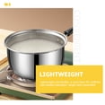thumbnail image 2 of Multi-function Milk Pot Non-stick Saucepan Covered Cooking Pot Stovetop Milk Pot Food Heating Pot, 2 of 8