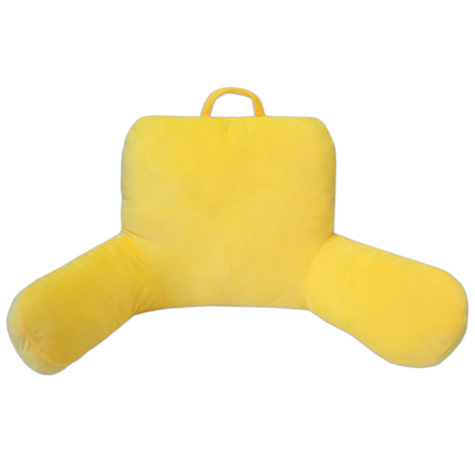 Sweet Home Micro Plush Back Support w/ Arms Bed Rest Pillow Lounger