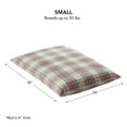 thumbnail image 7 of Happy Hounds Charlie Holiday Plaid Pillow Dog Bed, Small, 7 of 7