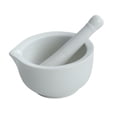 thumbnail image 2 of Tazón de molienda de cerámica, herramienta de molinillo de ajo para el hogar, tazón de molienda de alimentos para bebés, mortero de y mortero, tarro de molienda para verduras, 2 of 8