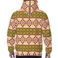 thumbnail image 7 of Lsque Aztec Pattern Casual Men's Hoodie,Hooded Sweatshirt with Kangaroo Pocket,Pullover Hoodie-Medium, 7 of 7