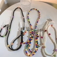 thumbnail image 4 of Trend Beaded Phone Lanyard Nylon String Crossbody Strap Fashionable General Phone Case Lanyard Long for Casual Use Smiley face color, 4 of 4