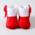 thumbnail image 6 of Mostsola Baby Booties First Walkers Cozy Shoes Warm Bowknot Sock Shoes for Boy Girl, 6 of 6