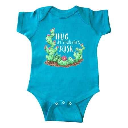 

Inktastic Hug At Your Own Risk Cacti and Succulents Gift Baby Boy or Baby Girl Bodysuit