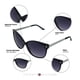 thumbnail image 2 of Lentes de Sol Tommy Hilfiger Mujer Outlook Marco de Plástico Color Negro con Filtro 100% UV, 2 of 5
