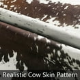 thumbnail image 6 of YJ.GWL Faux Cow Print Area Rugwith No-Slip Backing For Living Room, Offfice, Room Decor,4.6'x5.2', 6 of 8