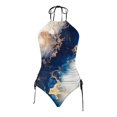 thumbnail image 5 of MKLEKYY Trajes De Baño Completo Mujer Women'S Bikini Sets 2 Piece Swimsuit High Waisted V Neck Front Adjustable Straps Bathing Suit, 5 of 5