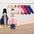 thumbnail image 3 of Ougyinr Kids Baby Winter Coats for Boys Girls Light Puffer Padded Jacket with Hoods Infant Toddler Down Outerwear Cute Lightweight Jacket for 12 Months-5 Years, 3 of 9