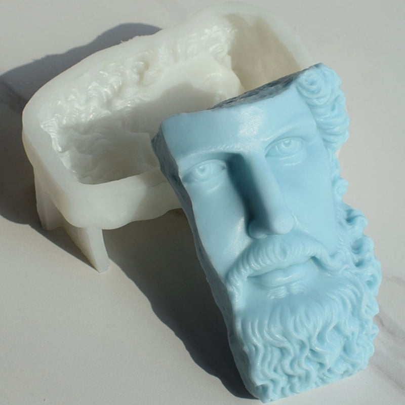 Zecic Statue Candle Mold, DIY Resin Casting Molds for Making Candle Soap Plaster Craft