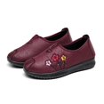 thumbnail image 1 of Nuevos zapatos planos con gancho y costura de colores con empalme Floral, zapatos planos informales de invierno para mujer, zapatillas de deporte con zapato de algodón polar, 1 of 5