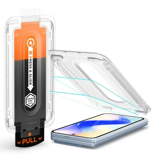 Protector de pantalla Spigen AluminaCore Glas.tr EZ Fit Pro Pixel 10 Pro Fold