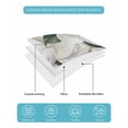 thumbnail image 5 of Quilts Twin Size Bedding Set, Spring Magnolia Blossom Lightweight Quilted Comforter, White Flowers Leaves Plants Country Reversible Bedspread Coverlet with Pillow Covers for All Season, 68" x 86", 5 of 7